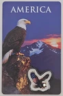2026 American Bald Eagle 1 gram Colorized .999 Silver Shaped w/ COA and capsule