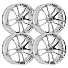 Set-4 2crave N34 20x8.5 5x115 15mm Chrome Wheels Rims 20 Inch