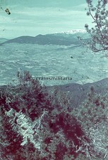 Orig. FARBDIA Foto Panorama Landschaft bei RAD Lager in Bayern Österreich