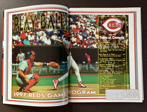 Cincinnati Reds 1999 Game Program, Featuring Barry Larkin - Picture 3 of 3