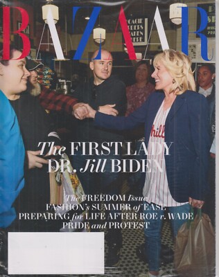 Harper's Bazaar June July 2022 The First Lady Dr. Jill Biden  (Magazine: Fashion