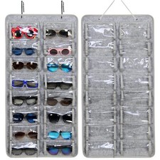Sunglasses Organizer Hanging Eyeglasses Display Case Rack Storage For Women Men