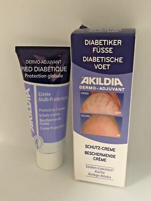 Akildia Fuß Schutzcreme für Diabetiker, 75ml