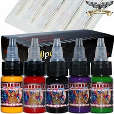 Round Liner Tattoo Needles 50/Box + Infinittii Tattoo Ink 1/2oz - Your Choice