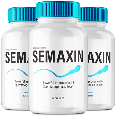 (3 Pack) Semaxin Men Capsules to Support Maximum Strength Male Performance Pills