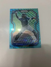 2021 Panini Prizm Tier II Teal Wave Prizm William Contreras #105 Rookie RC