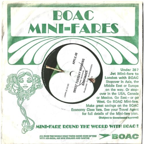 BADFINGER 7" 45 Day After Day RARE 1972 New Zealand APPLE Beatles HARRISON Rock - Picture 2 of 2