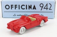 OFFICINA-942 1/76 Lancia Aurelia Gt Spider 1955 Rot Statisches Modell Diecast