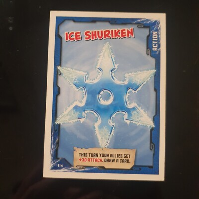  Lego Ninjago Serie 2 2016 Sammelkarten Nr. 114 Ice Shuriken
