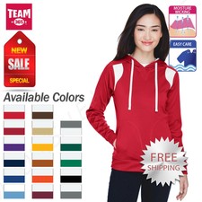 Team 365 Fleece Jacket Womens Elite Performance Hoodie Tt30w