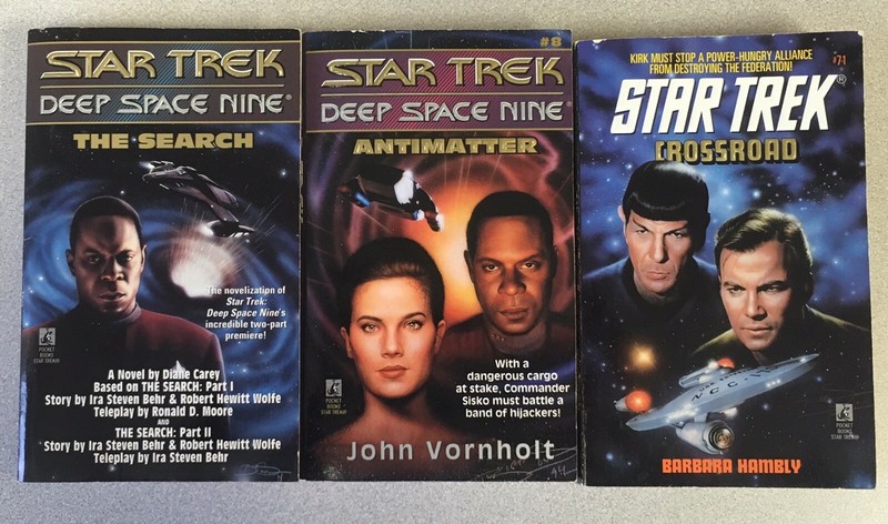 Two Deep Space Nine paperbacks plus bonus Original Series book!
