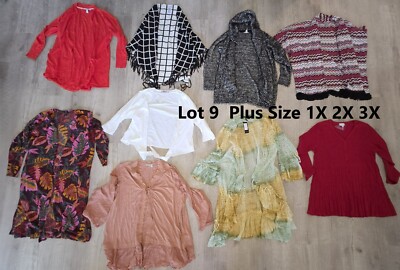 Plus Size Qvc Lot 9 QVC Brands Cardigan - Plus Size 1X 2X 3X - Wholesale - Clearance ...