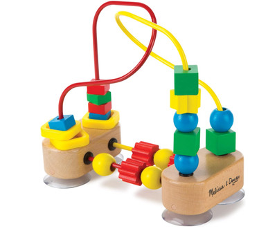 Melissa & Doug Motorikschleife Holzperlen Motorik Multicolor (R/1828)