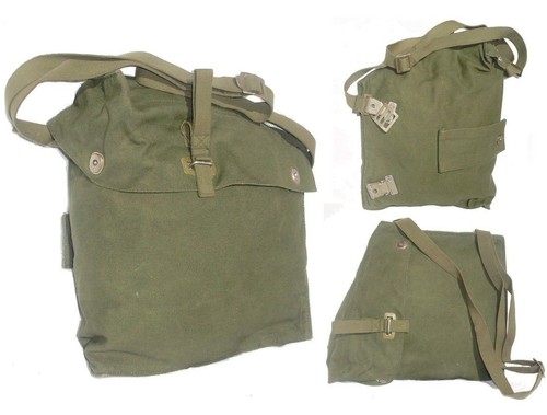 Originale Militare Cartella a Tracolla Messenger Vintage Borsa Pesca Tela |  eBay