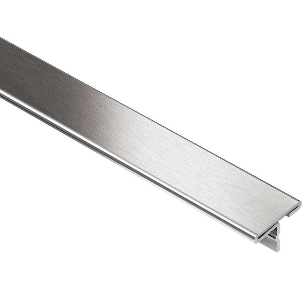 Silver 5 16 In X 98 1 2 In Aluminum L Shaped Tile Edging Trim