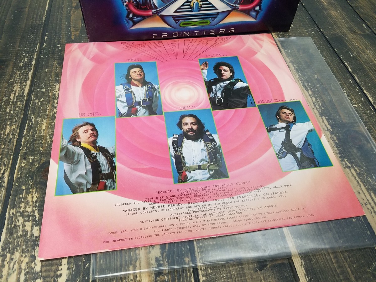 Journey , Frontiers 1983 Columbia Press - QC 38504 - LP Record