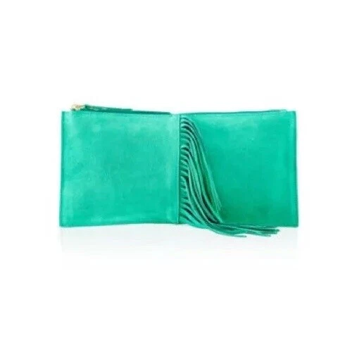 Teal green hotsell clutch bag