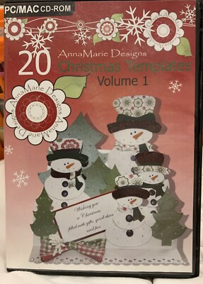 Anna Marie Designs '20 Weihnachtsvorlagen' Band 1 Basteln CD Rom