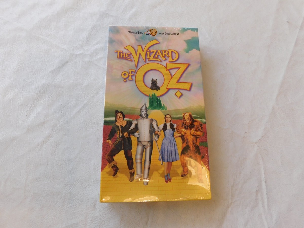The Wizard of Oz VHS Rated G Warner Bros Judy Garland Frank Morgan