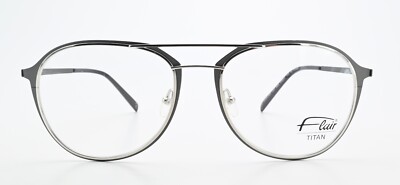 Flair Titan Glasses Frame 207 col. 809 Grey Matte Silver Gloss Pilot Ultra Light