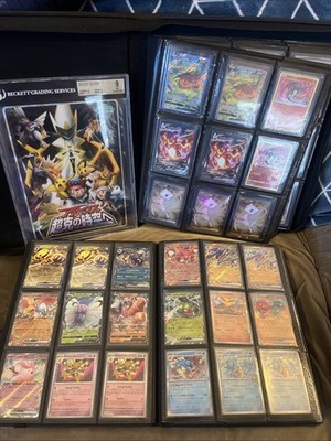 INSANE LOT 660 Cards - Pokemon Binder Collection - Mew, Mewtwo, Flareon, Pikachu