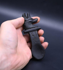 Authentic Ancient Egyptian Antiques Rare Egyptian Amulet of Anubis Egyptian BC