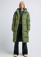 Cappotto Freemans kaki puffer - taglia XL - nuovo senza etichette - prezzo consigliato £ 50