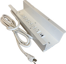 Branch 13-11-00-00 In-Desk Power Strip / Power Outlet 1 USB-A 1 USB-C New 