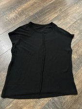 Woman  s Black Lounge Set Size Small 2 Piece