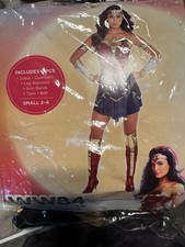 DC Superhero Costume Set Wonder Woman & Batgirl Small Dress Belt Cape. Both sale