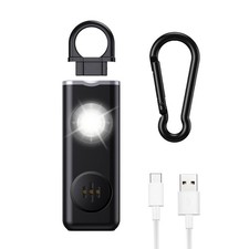 AF-2004 Personal Safety Alarm with 130dB Siren & LED Strobe Light