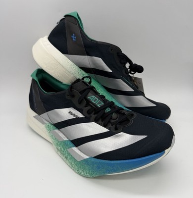 Adidas Adizero Adios Pro 4 Size 9.5 Berlin Marathon JR6365 Black Silver Green
