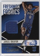 2015-16 Panini Prestige Freshman Fabrics Jahlil Okafor #3 1ft2