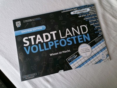 Stadt Land Vollpfosten Einstein Edition neu OVP Spiel