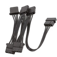 Big 4Pin to IDE Power Conversion Line 1 to 5 Extension Cable for Hard Disk