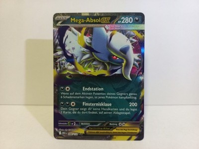 Pokemon Karte Mega- Absol Ex Mega Entwicklung Deutsch Holo