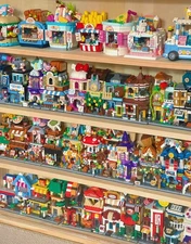 LOZ Mini Blocks Street Stores House Building Blocks Set Bricks Toys for Kid