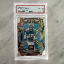 2024 Panini Select - Travis Hunter - Tie Dye Prizm XRC /25 PSA 10