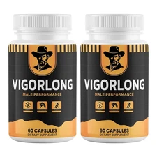 (2 Pack) VigorLong Pills for Men to Boost Male Health Performance & Vitality