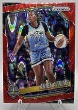 2025 Panini WNBA Prizm Ariel Atkins #13 Red Seismic 129/249 Sky