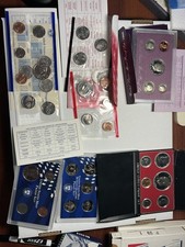 1962 cent 1975 1988 1999 US Mint Proof Sets + 1999 P D Uncirculated Mint Set Lot