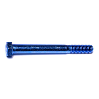 3/8''-16 x 3-1/2'' Zinc Plated Grade 8 Steel Coarse Thread Hex Cap Screws