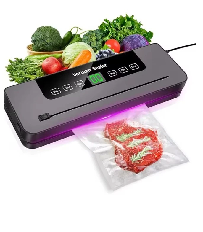 Vacuum Sealer,Automatic Food Vacuum Sealer,5 modes,with 10 sealing pockets .