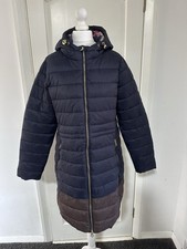 Image of JOULES HEATHCOTE Padded Marine/Navy Coat Size 10 NEW WITH TAGS