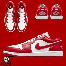 Imagen de Nike Air Jordan 1 Low Summit White Varsity Red 553558-166 Men's Sizes NEW