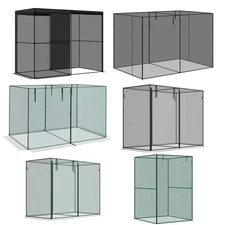 Outsunny Heavy Duty Outdoor Walk-in Crop Cage w/ High-Quality HDPE Cover