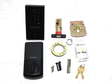 Kwikset 9270CNT-514S SmartCode Electronic Deadbolt, Matte Black, INCOMPOLETE