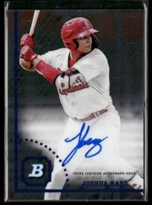 2022 Bowman Heritage Chrome Joshua Baez Auto RC #CPA-JB Cardinals