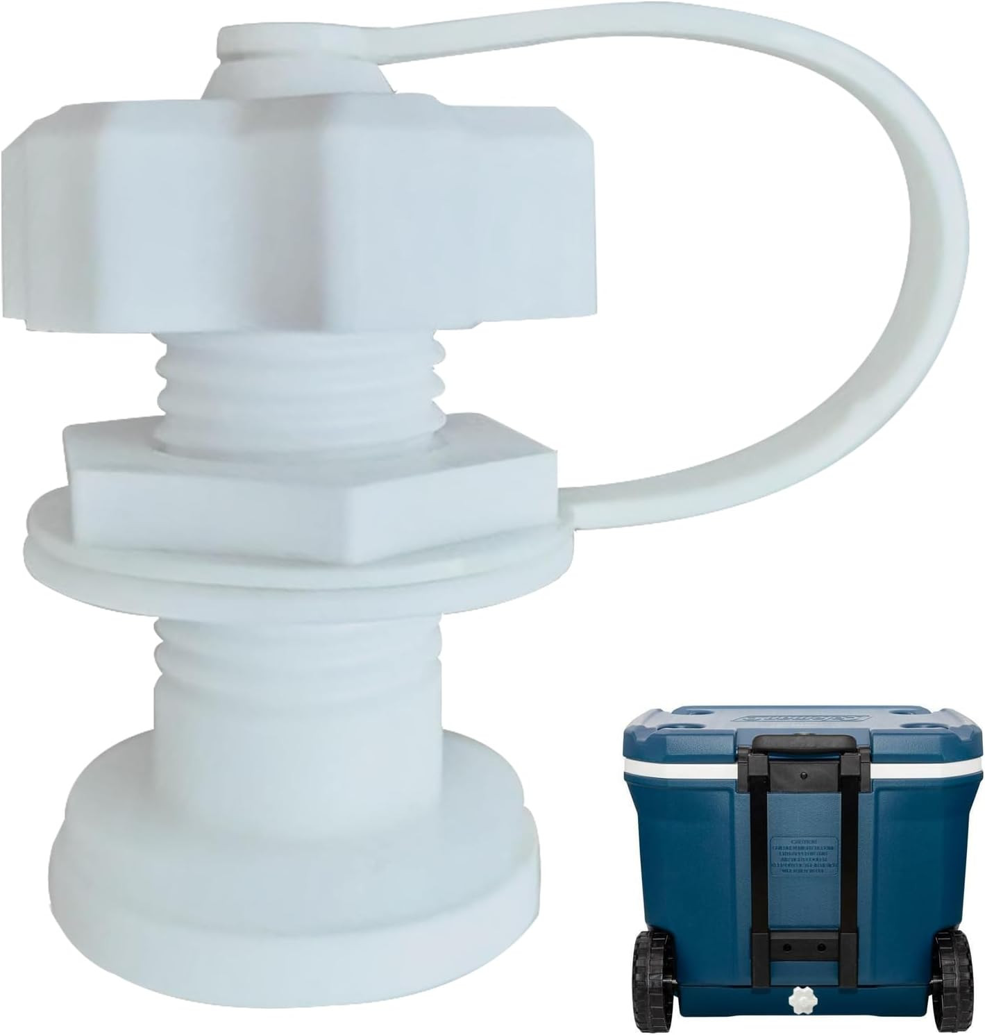 Cooler Drain Plug Kit &ndash; Universal Replacement Cooler Drain Plug, 1.97 Inch Le...