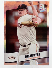 2024 Topps Big League Baseball Logan Webb Foil No. 201 San Fransisco Giants